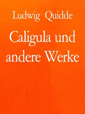 cover image of Caligula und andere Werke